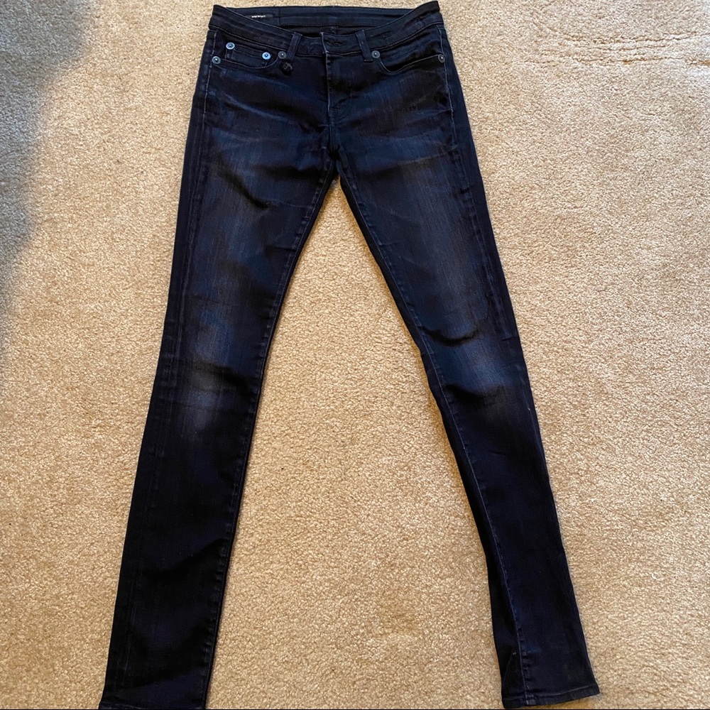 R13 Skinny Jean Black